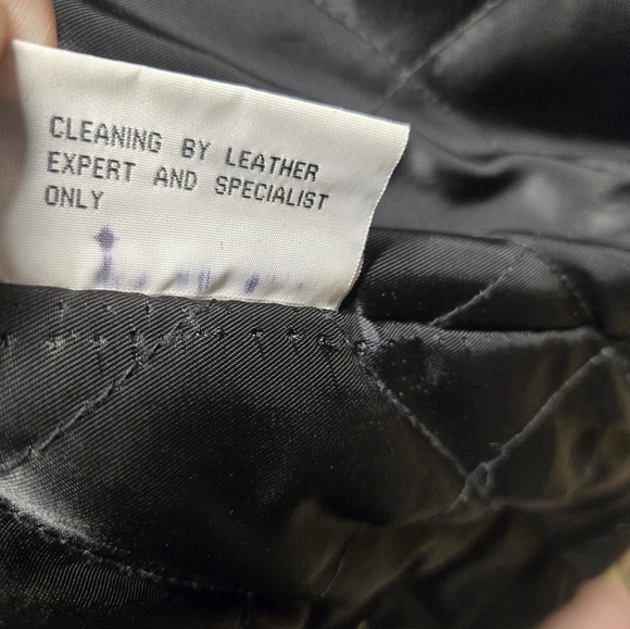 Vintage Collezione sa Men's Black Leather Jacket Medium - Picture 11 of 11